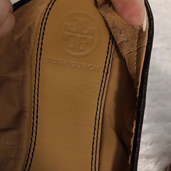 Tory Burch Minnie Captoe Leather Ballet Flats - Picture 6 of 8